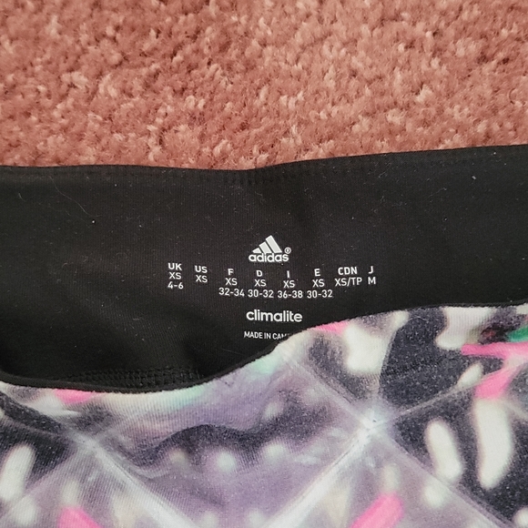 XS Adidas Climalite Leggings - Picture 2 of 6